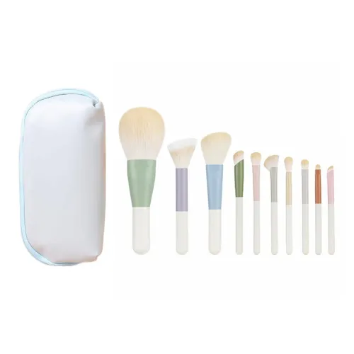 Gentle Welcome Morandi Mini Макарон Цвет Одежда Комплекты Кисти для макияжа Контуринг Основа Фиксирующий 10 шт