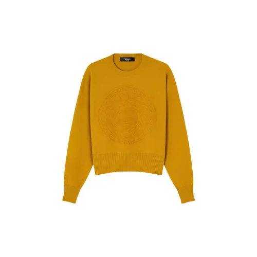 VERSACE SS25 Свитер Женский Коричневый