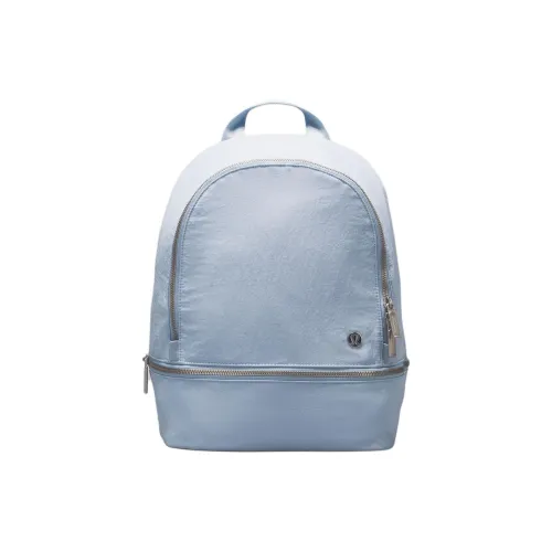 Lululemon ПУ (полиуретан) Рюкзак Мини Женский Лен Синий