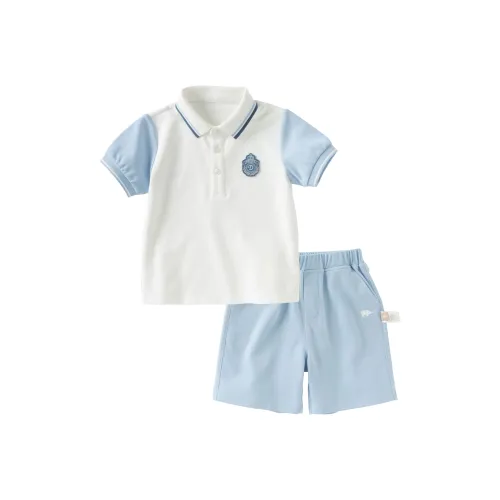 DAVE BELLA Повседневная спортивная одежда 2 предмета комплект ледяной синий для детей 3-7 лет