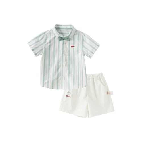 DAVE BELLA Повседневная спортивная одежда Зеленые полосы Дети Возраст 3-7 лет