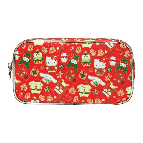 Санрио HELLO KITTY AND FRIENDS X Stoney Клевер Lane Коллаборация Нейлон Путешествие Мешок для хранения Трубы Женские Красный