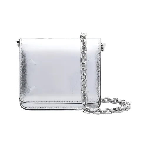 Maison Margiela Овчина Сумка через плечо Кошелек Мини Women's Silver