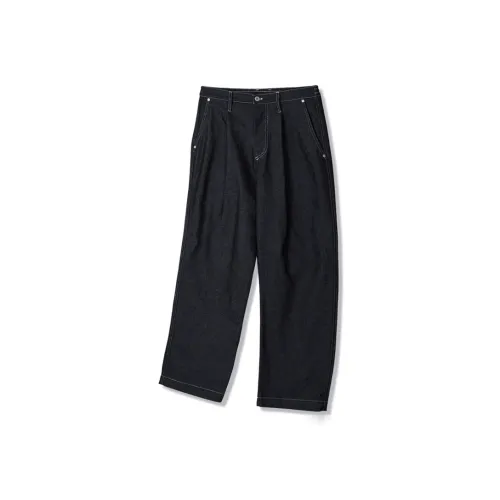 BISHE Черный Серый Цвет Мужские Джинсы