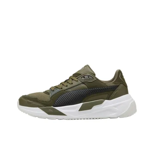 PUMA Trinity 2 Устойчивый к истиранию Низкий Топ Повседневная обувь Мужская Зеленый Черный