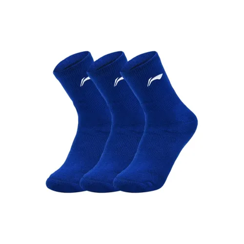 Носки LINING High-Top Унисекс MULTI Double Loading Темно-синие