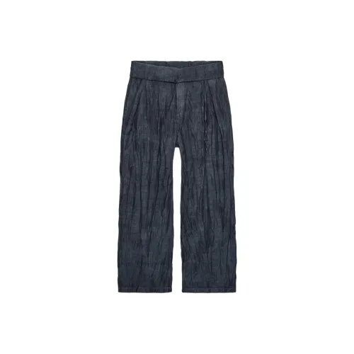 ZARA Fanglu Lin Collaboration Угольный Мужской Повседневные Штаны