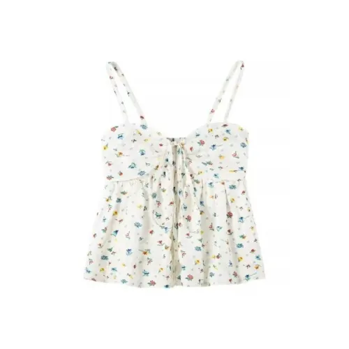 DANCANG Абрикос Женские Камисоли