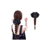 Элегантность, гороховый узор, бант, низкий твит [темно-кофейный]