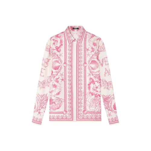 VERSACE Barocco UNDERWATER Рубашка Женская Розовая