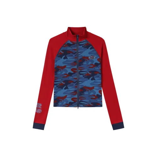 AJPG Винтажный красный женский трикотаж