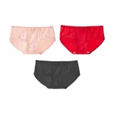 [3 Pack] Нюдовый Розовый + Китайский Красный + Черный