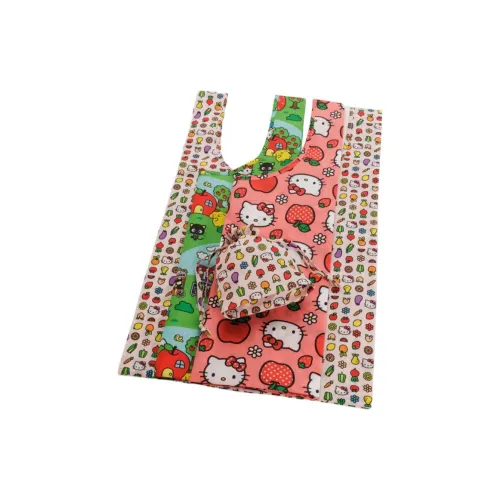 Sanrio Baggu Collaboration Hello Kitty Recycled Tear-Resistant Nylon Combo Set Women's Multicolor