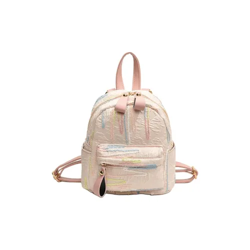 WXRX ПУ (полиуретан) Рюкзак Женские Розовый Белый Черный