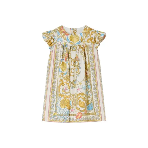 VERSACE Платье Barocco UNDERWATER Многоцветное Детское