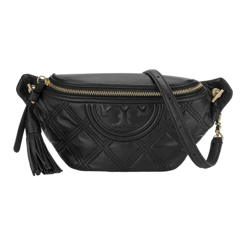 Tory Burch Кожа Бананка Сумка через плечо Женская Черная