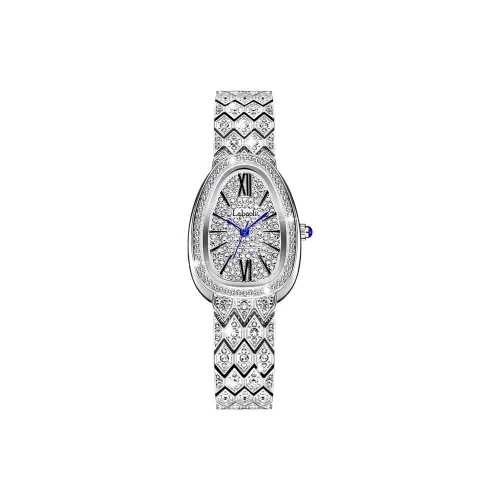 Labaoli Кварцевый механизм ремешок из нержавеющей стали унисекс серебристый циферблат