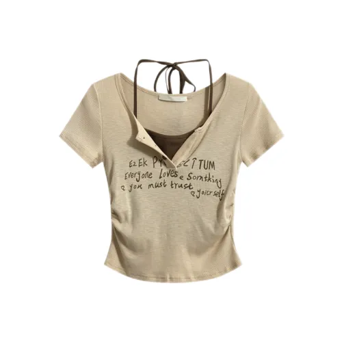 EMDPN Хаки Женские Футболки