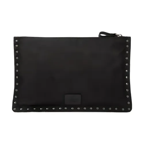 Valentino Nylon Clutch Standard Women's Black Валиентино Нейлон Клатч Стандартный Женский Черный