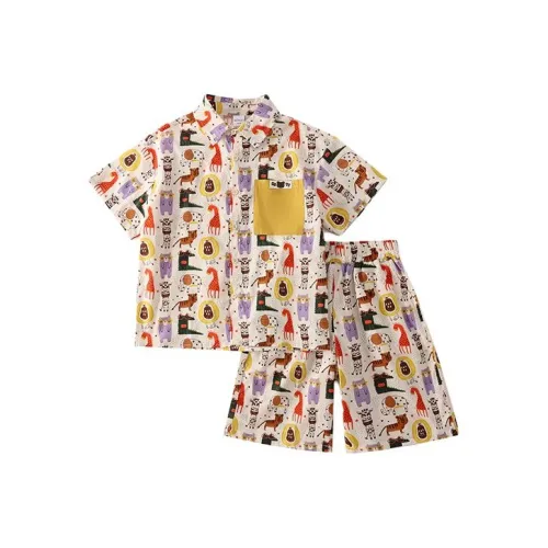 Royal Childlike Повседневная спортивная одежда 2 предмета комплект с принтом для детей 3-7 лет