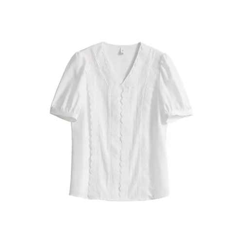 MANBEI Белые Женские Рубашки