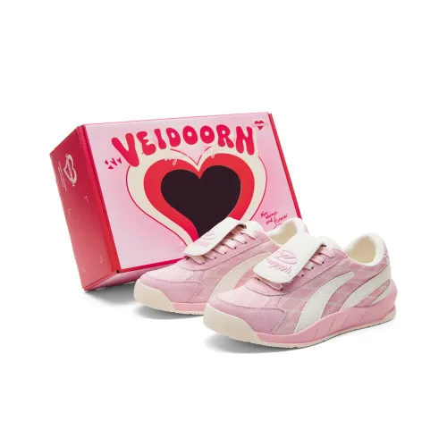 VEIDOORN Slip-resistant Abrasion-resistant Low Top Casual Shoes Women's Pink White VEIDOORN Противоскользящие Износостойкие Низкие Топ Повседневная Обувь Женская Розовая Белая
