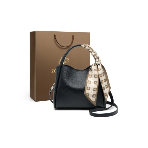 ZOOLER Сумка из крупнозернистой текстуры коровьей кожи женская многоцветная