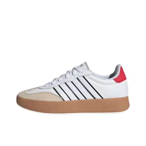 Adidas BARREDA Low Топ Скейтборд Кроссовки Унисекс Белый