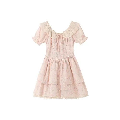 GULIANFEI Короткий рукав Платье Женское