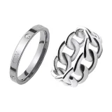 Звездный свет Кольцо & Кольцо Цепочка