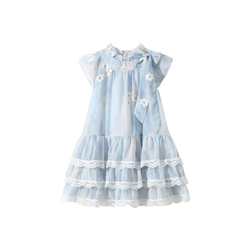 Mu Anmu Blue Школьный возраст Платья