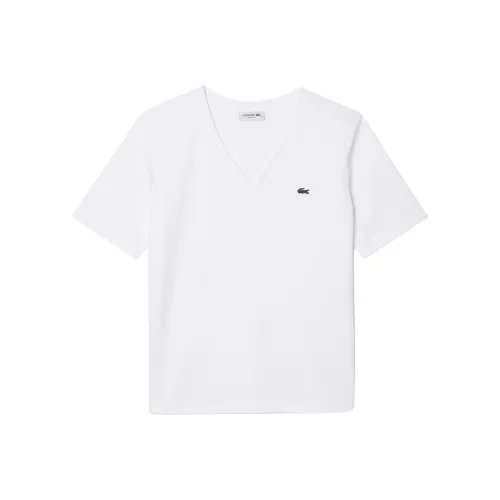 LACOSTE Collaboration Стандартная T-рубашка Женская Белая