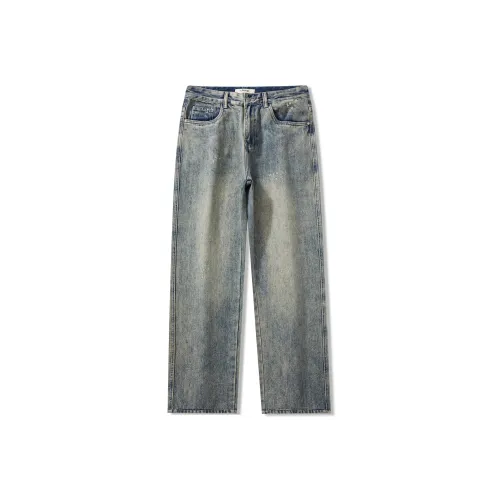 JEEP Винтажные синие джинсы унисекс