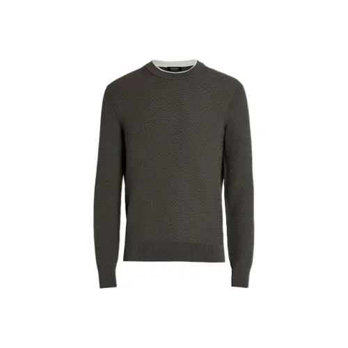 Ermenegildo Zegna Серый Зеленый Мужские Свитера