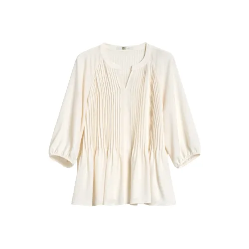 MANBEI Бежевый Абрикос Женская Рубашка