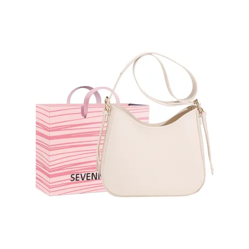 SEVENMOONS ПУ (полиуретан) Сумка через плечо Женская Экрю Черный Светло-желтый Хаки Светло-зеленый Коричневый