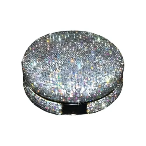 Future Maple Стразы Украшенный Портативный Розовый Коробка Воздушная Подушка Коробка Косметика Хранение