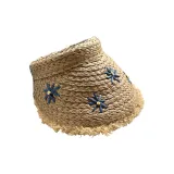 Темно-синий с цветочным узором