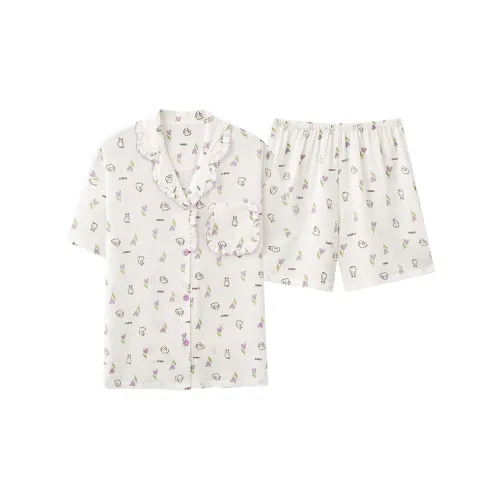 Pretty lady Кролик Тюльпан Женские Пижамные комплекты