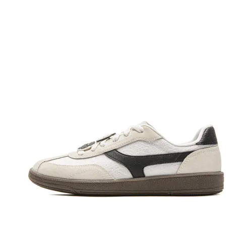 LiNing Yunchuan 2 Slip-Resistant Abrasion-Resistant Легкие Низкие Кроссовки для Скейтбординга Женские Mist White