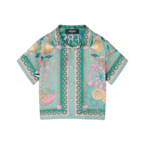 VERSACE Повседневная рубашка Barocco UNDERWATER Многоцветная Детская