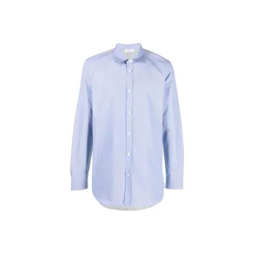 Alexander McQueen Мужские Синие Рубашки