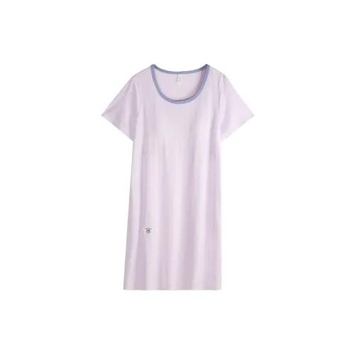 XUANJING 63937 Ледяной Картофель Фиолетовый [Фиксированная подушка] Женские Ночные сорочки