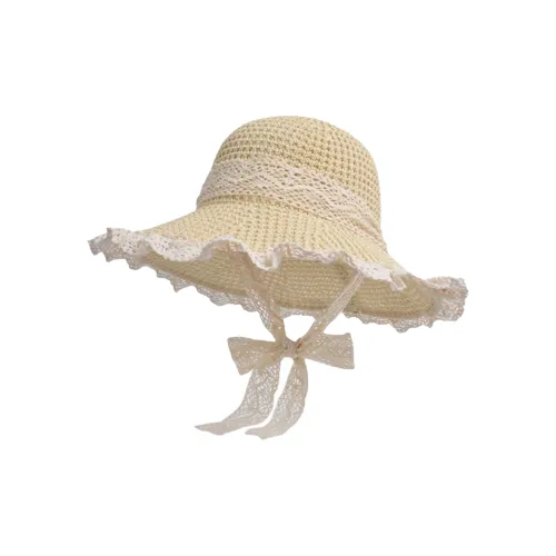 Ai Jiawei Рафия Шляпы с защитой от солнца Женские