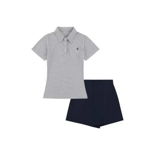 Ice Cream And Whale Летний Повседневный Костюм Женский