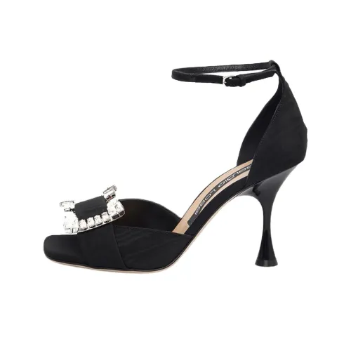 SERGIO ROSSI SR Twenty One Ремешок Сандалии 9 см Женские Черные