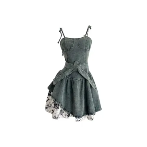 MISTVB Темно-синий Женские Слиплатья