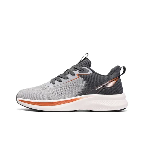Warrior Slip-resistant Abrasion-resistant Low Top Casual City Commute Running Shoes Men's Gray Warrior Противоскользящий Устойчивый к истиранию Низкий Топ Повседневный Городской Коммутатор Беговые кроссовки Мужской Серый