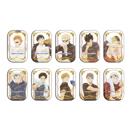 COMMON PROJECTS Шоё Хината Тобио Кагеяма Кацuyuki Asahi Haikyuu!! Квадрат Консервы Значки