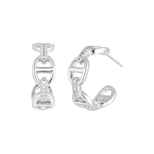 MISS XIA JWY Серьги из меди с серебряным покрытием женские